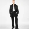 Bomberjacke aus Seidensatin Bomberjacke aus Seidensatin