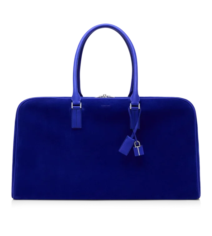 Bowlingtasche aus Wildleder Bowlingtasche aus Wildleder