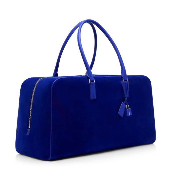 Bowlingtasche aus Wildleder Bowlingtasche aus Wildleder