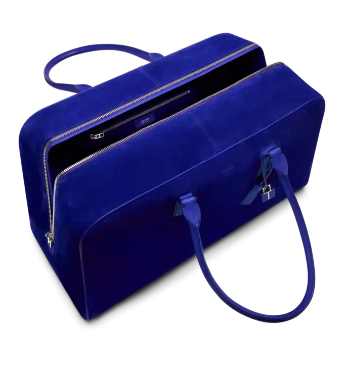 Bowlingtasche aus Wildleder Bowlingtasche aus Wildleder