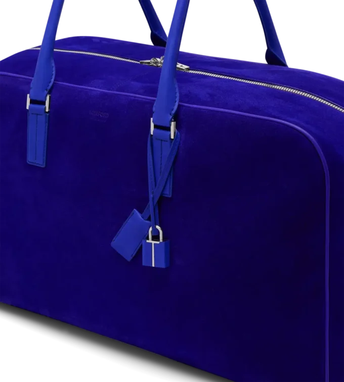 Bowlingtasche aus Wildleder Bowlingtasche aus Wildleder