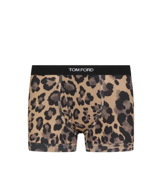 Boxershorts aus Baumwolle mit Leopardenmuster Boxershorts aus Baumwolle mit Leopardenmuster