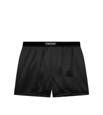 Boxershorts aus Stretch-Seidensatin