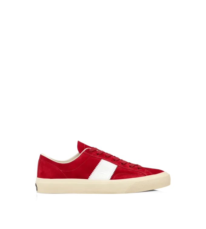 Cambridge-Sneaker aus Wildleder und bedrucktem Alligatorleder Cambridge-Sneaker aus Wildleder und bedrucktem Alligatorleder