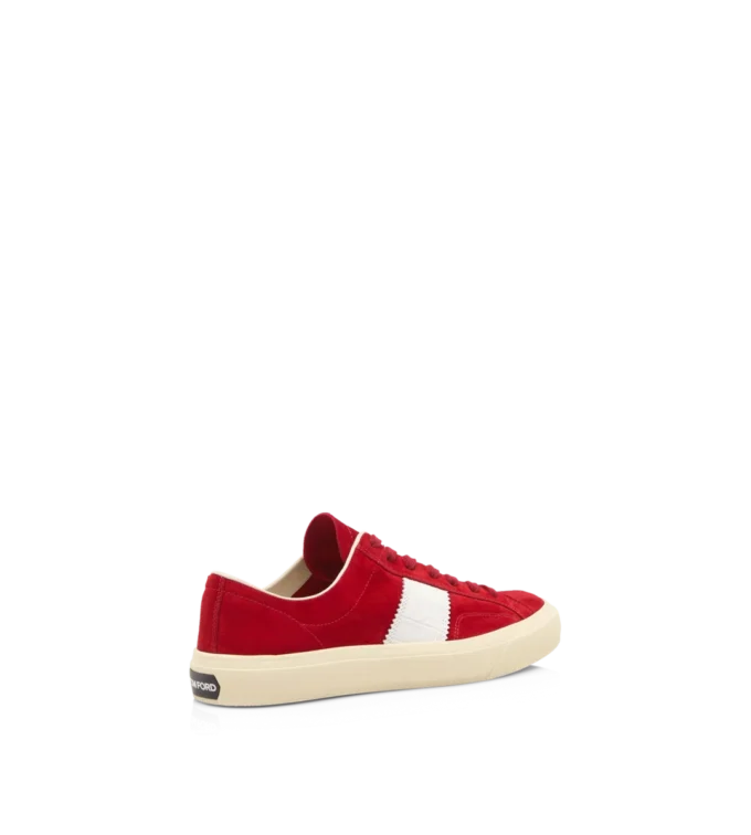 Cambridge-Sneaker aus Wildleder und bedrucktem Alligatorleder Cambridge-Sneaker aus Wildleder und bedrucktem Alligatorleder