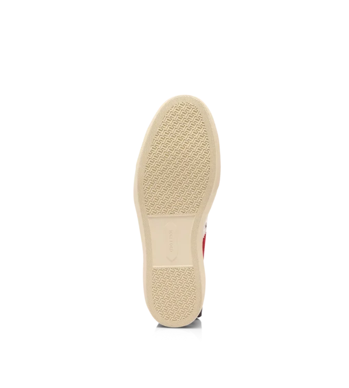 Cambridge-Sneaker aus Wildleder und bedrucktem Alligatorleder Cambridge-Sneaker aus Wildleder und bedrucktem Alligatorleder
