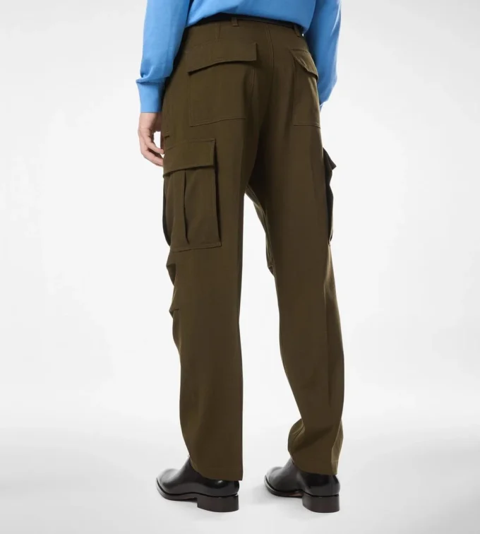 Cargohose aus Wolle, Kaschmir und Seide Cargohose aus Wolle, Kaschmir und Seide