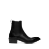 Chelsea-Stiefel aus poliertem Leder Chelsea-Stiefel aus poliertem Leder