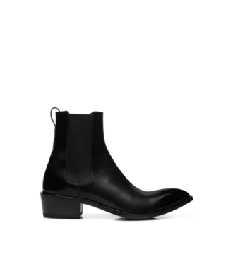 Chelsea-Stiefel aus poliertem Leder