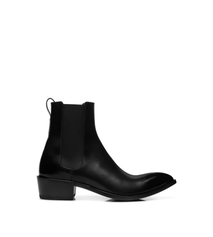 Chelsea-Stiefel aus poliertem Leder Chelsea-Stiefel aus poliertem Leder
