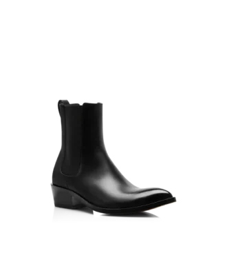 Chelsea-Stiefel aus poliertem Leder