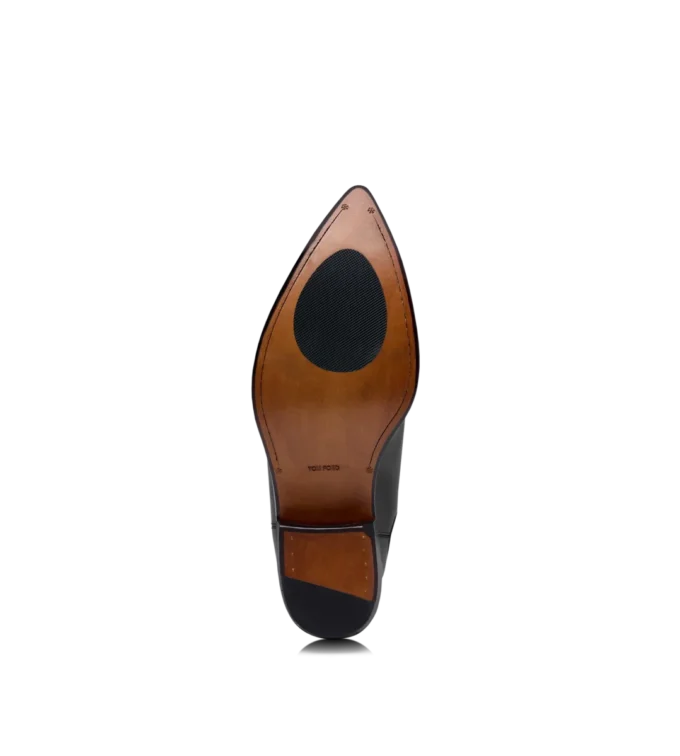 Chelsea-Stiefel aus poliertem Leder Chelsea-Stiefel aus poliertem Leder