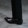 Chelsea-Stiefel aus poliertem Leder Chelsea-Stiefel aus poliertem Leder