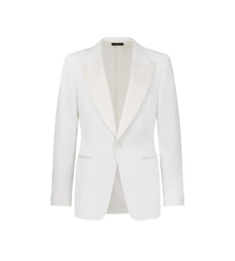 Cocktailjacke aus Wolle und Mohair von Shelton