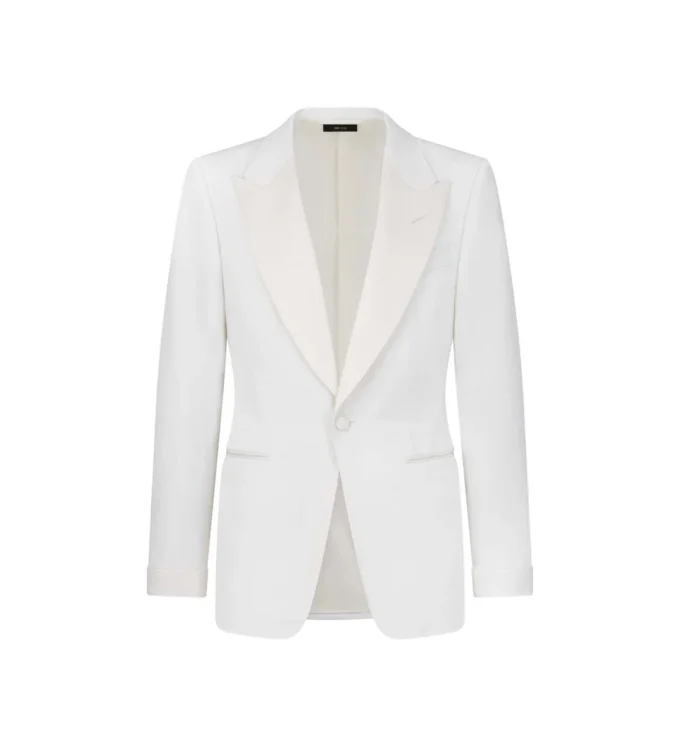 Cocktailjacke aus Wolle und Mohair von Shelton