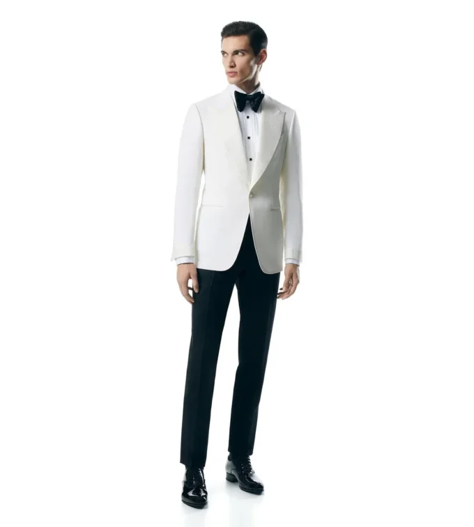 Cocktailjacke aus Wolle und Mohair von Shelton