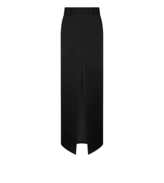 Crepe Envers Satin Tailored Skirt