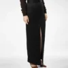 Crepe Envers Satin Tailored Skirt Crepe Envers Satin Tailored Skirt