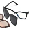 Doppelclip-On-Brille mit Blaulichtfilter