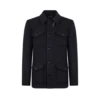 Doppelt teilbare Jacke aus Twill mit vier Taschen