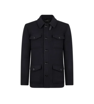 Doppelt teilbare Jacke aus Twill mit vier Taschen