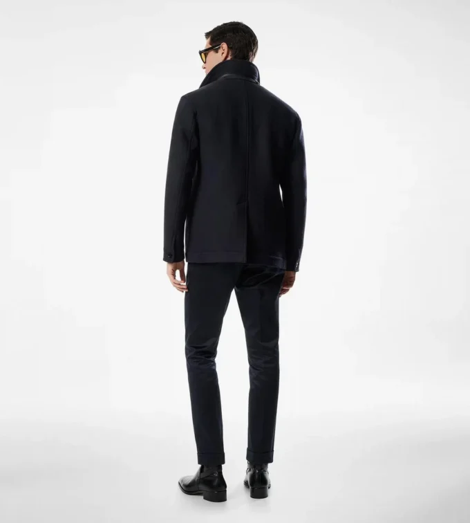 Doppelt teilbare Jacke aus Twill mit vier Taschen