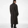 Doppelt teilbarer Kaschmir-Schalkragenmantel