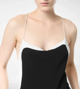 Doppelter Georgette-Stretch-Camisole-Jumpsuit Doppelter Georgette-Stretch-Camisole-Jumpsuit