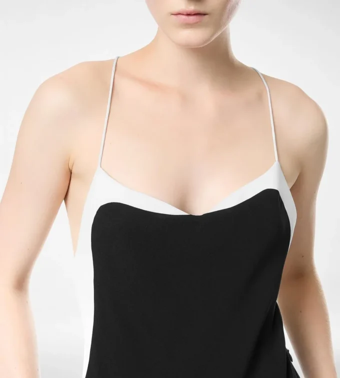 Doppelter Georgette-Stretch-Camisole-Jumpsuit
