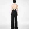 Doppelter Georgette-Stretch-Camisole-Jumpsuit