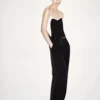 Doppelter Georgette-Stretch-Camisole-Jumpsuit