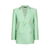 Duchesse-Jacke mit Polka-Dot-Jacquardmuster