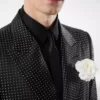 Duchesse-Jacke mit Polka-Dot-Jacquardmuster Duchesse-Jacke mit Polka-Dot-Jacquardmuster