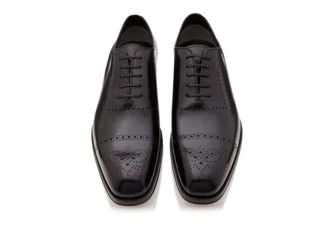 Edgar Brogue Schnürschuh aus poliertem Leder