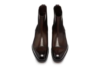 Edgar Chelsea-Stiefel aus poliertem Leder