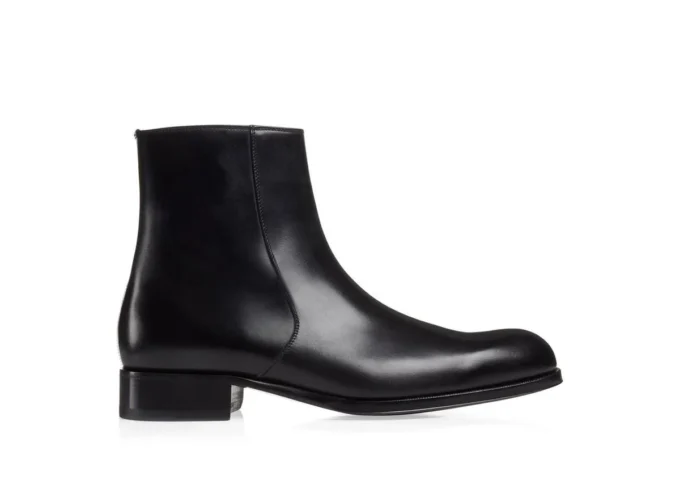 Edgar Zip Boot aus poliertem Leder