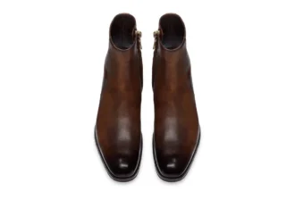 Edgar Zip Boot aus poliertem Leder