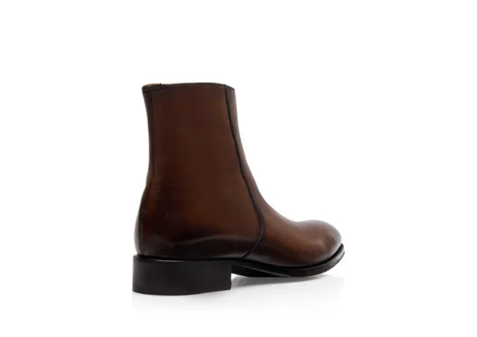 Edgar Zip Boot aus poliertem Leder