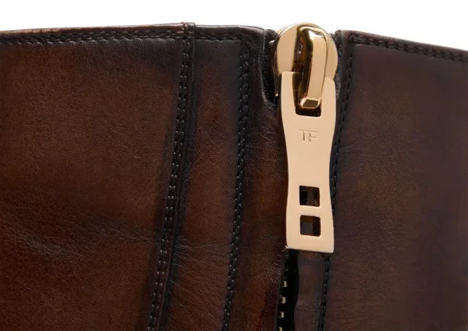 Edgar Zip Boot aus poliertem Leder