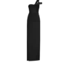 Ein-Schulter-Abendkleid mit gedrehter Vorderseite Ein-Schulter-Abendkleid mit gedrehter Vorderseite