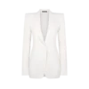 Einreihige Jacke aus Woll-Kaschmir-Flanell Einreihige Jacke aus Woll-Kaschmir-Flanell