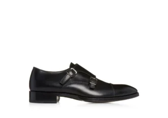 Elkan Monk Strap aus poliertem Leder