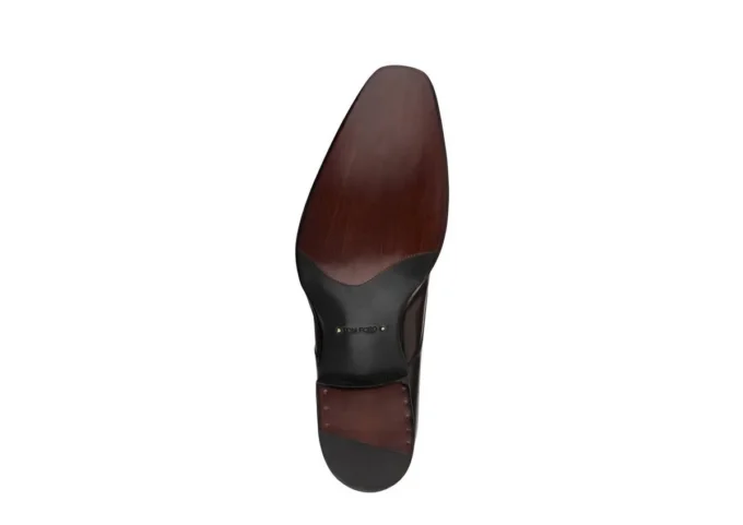 Elkan Monk Strap aus poliertem Leder