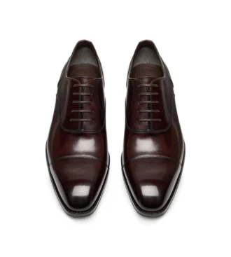 Elkan Schnürschuhe aus poliertem Leder
