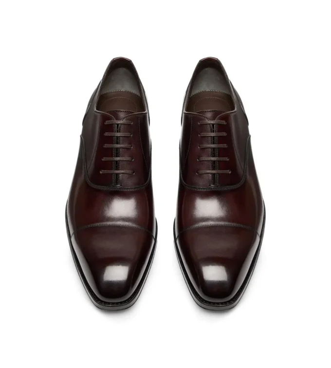 Elkan Schnürschuhe aus poliertem Leder