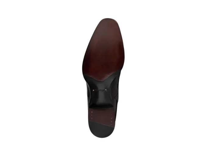 Elkan-Stiefel mit Reißverschluss aus poliertem Leder