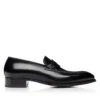 Elkan Twisted Band Loafer aus poliertem Leder