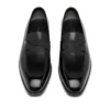 Elkan Twisted Band Loafer aus poliertem Leder