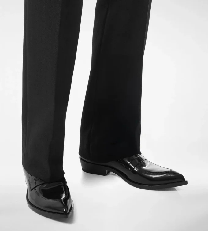 Eva Loafer aus gebürstetem Leder Eva Loafer aus gebürstetem Leder