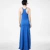 Feines, ärmelloses, langes Tanktop-Kleid aus Merinowolle Feines, ärmelloses, langes Tanktop-Kleid aus Merinowolle